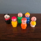 Fisher Price - Little People Lot Of 6 Vintage Fisher-Price Family Baby Figures
