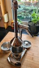 Saftpresse Fruchtpresse Obstpresse Früchtesaft Saft Presse Metall Chrom 400 ml