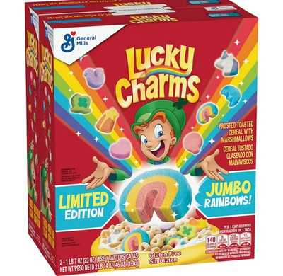 Lucky Charms Cereal with Marshmallows 46 oz Large Family Size