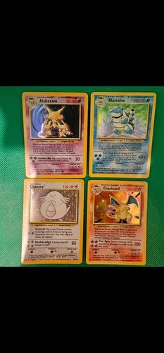 Complete Pokemon Card Base Set 102/102 WOTC 1999 Charizard, Blastoise, Venusaur