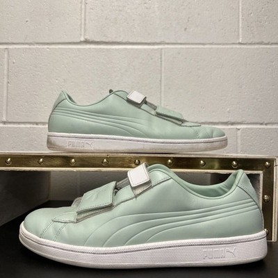 Puma X Daily Paper Match Strap Sneaker Mint Blue Leder Schuhe Herren Größe 9