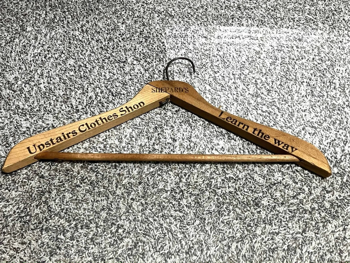 Wooden 1920s Decade Vintage Clothes Hangers for sale | eBay