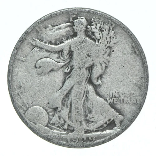 1929-D Walking Liberty Half Dollar — photo from another recent sale