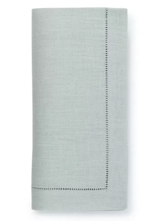 Sferra Festival Sea Mist Servilletas de Cena de Lino Verde Cosidas con Dobladillo 20x20" JUEGO/4 Nuevas Foto 4 de 4