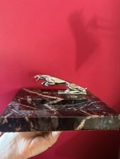 Vintage Jaguar Leaper on Ashburton Marble – Birmingham Medal & Badge Co.