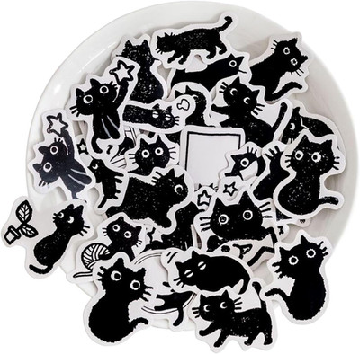 90 PCS Small Cute Cat Stickers Labels for Diary, Planner, Scrapbook, Album, Note