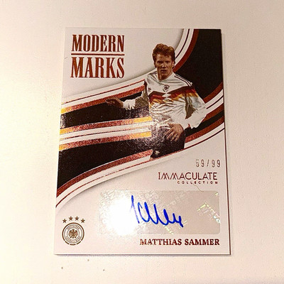 Panini Immaculate Immaculate 2023/24 Matthias Sammer Auto MM-MSR 59/99