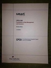 Insurance Operations - CPCU 520 - Unknown Binding, by The Instistutes - Good