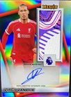 2026 Topps Merlin PL Virgil van Dijk Match Ball Signatures Auto #MB-VVD