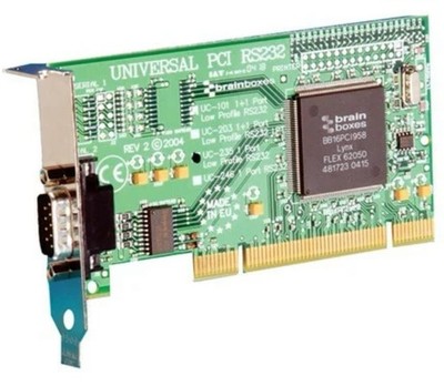 UC-235 1 Port RS232 Low Profile PCI Serial Card, New In Box