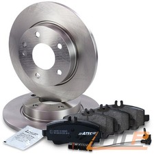 2x BREMSSCHEIBE + SATZ BREMSBELÄGE +WARNKONTAKT VORNE FÜR MERCEDES A-KLASSE W168 2x BREMSSCHEIBE + SATZ BREMSBELÄGE +WARNKONTAKT VORNE FÜR MERCEDES A-KLASSE W168