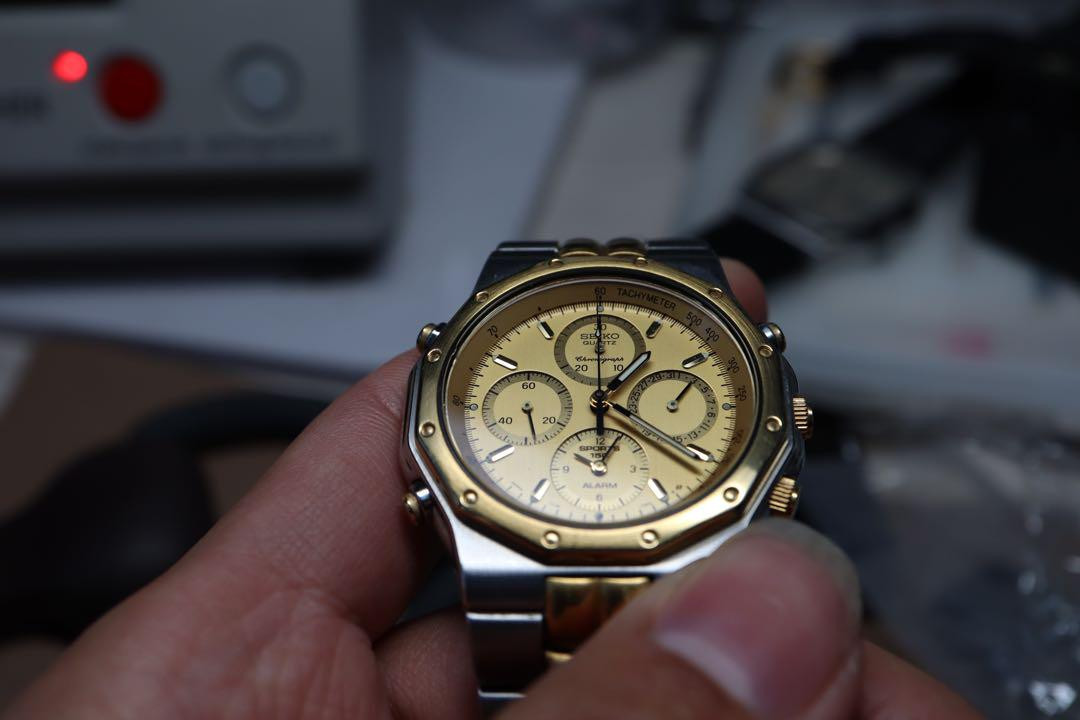 Seiko 7T34-7A01 Chronograph Royal Oak | eBay Seiko 7T34-7A01 Chronograph Royal Oak | eBay