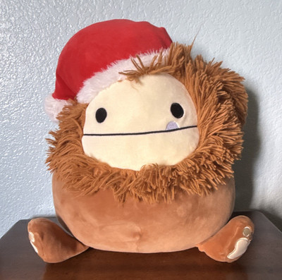Squishmallows Benny the Bigfoot Santa Hat