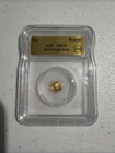 1/500 oz Gold Eagle Head Round - ICG MS70 Graded Slabbed Mini Gold! Nice piece!