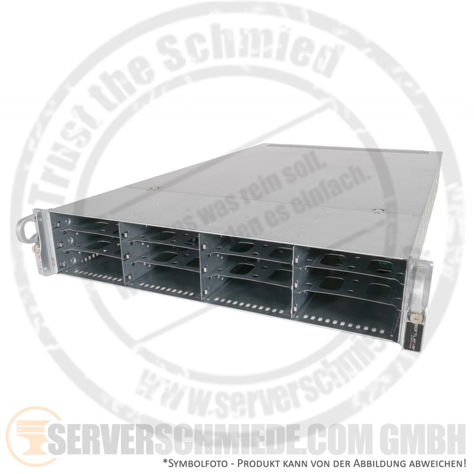 Supermicro CSE-829U 2x E5-2620V3 32GB 4x 8GB RAM 144TB HDD 2xPSU vmware Server - Bild 2 von 4