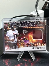 JALON WALKER RC 2025 Panini Absolute Rookie Holiday Suit Patch HS-JWR Falcons