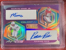 2023 Leaf Vivid Rashee Rice/Marvin Mims Dual Auto 2/2