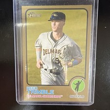 Topps 2022 Heritage Minor League Gold Reed Trimble Rookie #67 /18 Shorebirds
