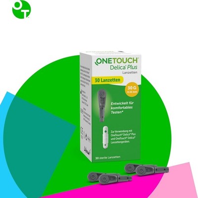 Onetouch  Delica  plus Lanzetten Für Diabetes & Blutzuckermessung I 30 Sterile L