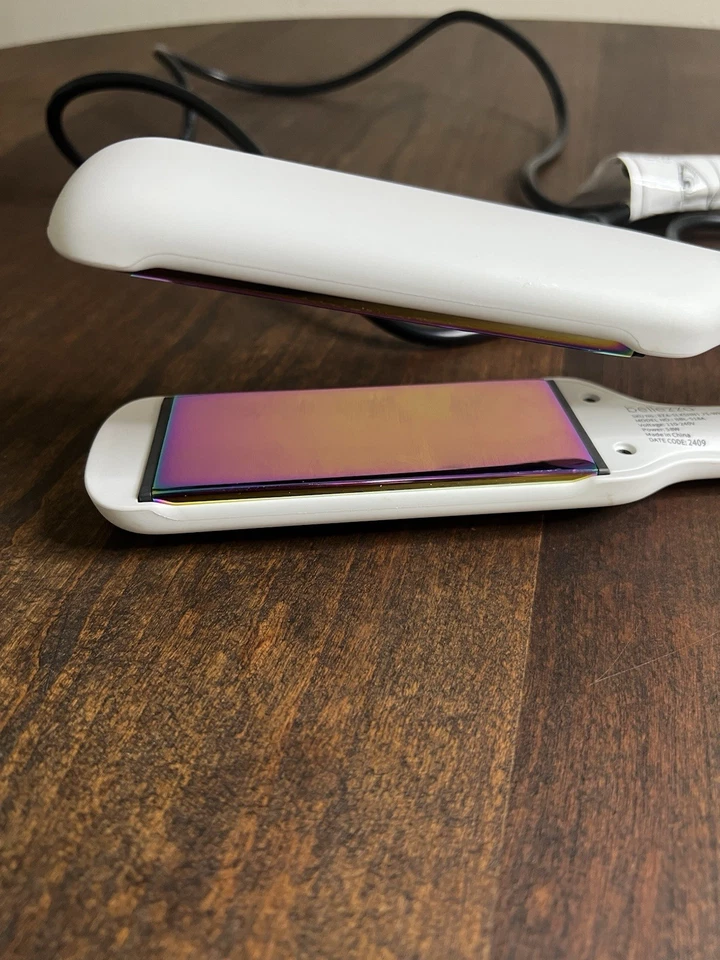 Plancha de pelo profesional Bellezza blanca de 2 pulgadas Foto 3 de 4