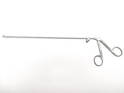 Aesculap OP311R Micro Laryngeal Scissors Curved Left Tubular Shaft 325mm