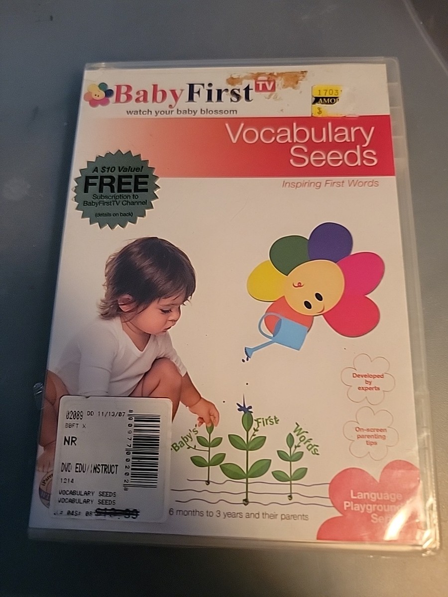 その他 Babyfirsttv: Vocabulary Seeds [DVD] BabyFirst TV - Vocabulary Seeds (DVD, 2007) for sale online
