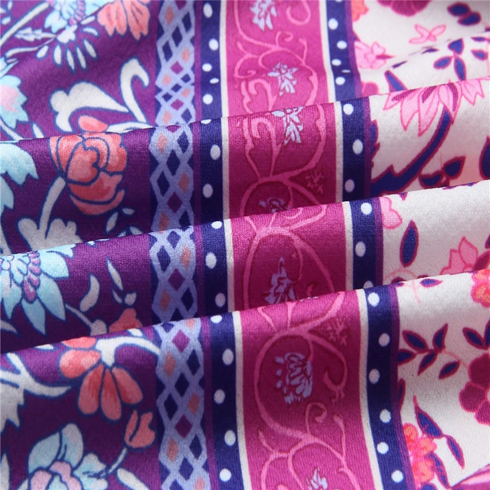 VETEMENTS Abito estivo moda gonna stampa fiori donna abito con spalline creativo colletto a V