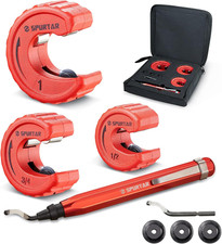4Pcs Pipe Cutter Tool Set, 3Pcs Copper Tubing Cutter 12.7Mm,19Mm & 25.4Mm (1/2"