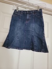 PLACE  Childrens Est. 1989- Little girls denim Skirt /no lining sz 6X/7