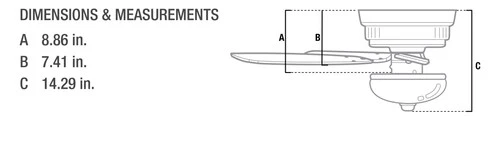 Hunter Fans - Newsome 42 Inch Low Profile Ceiling Fan with LED Light Kit and - Picture 4 of 4
