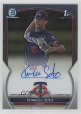 2023 Bowman Draft Chrome Prospect Auto Charlee Soto #CDA-CS Auto 8g8