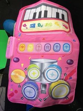 Toddler Music Mat 2-in-1 Piano Drum Pink 19x31 Foldable Interactive Toy