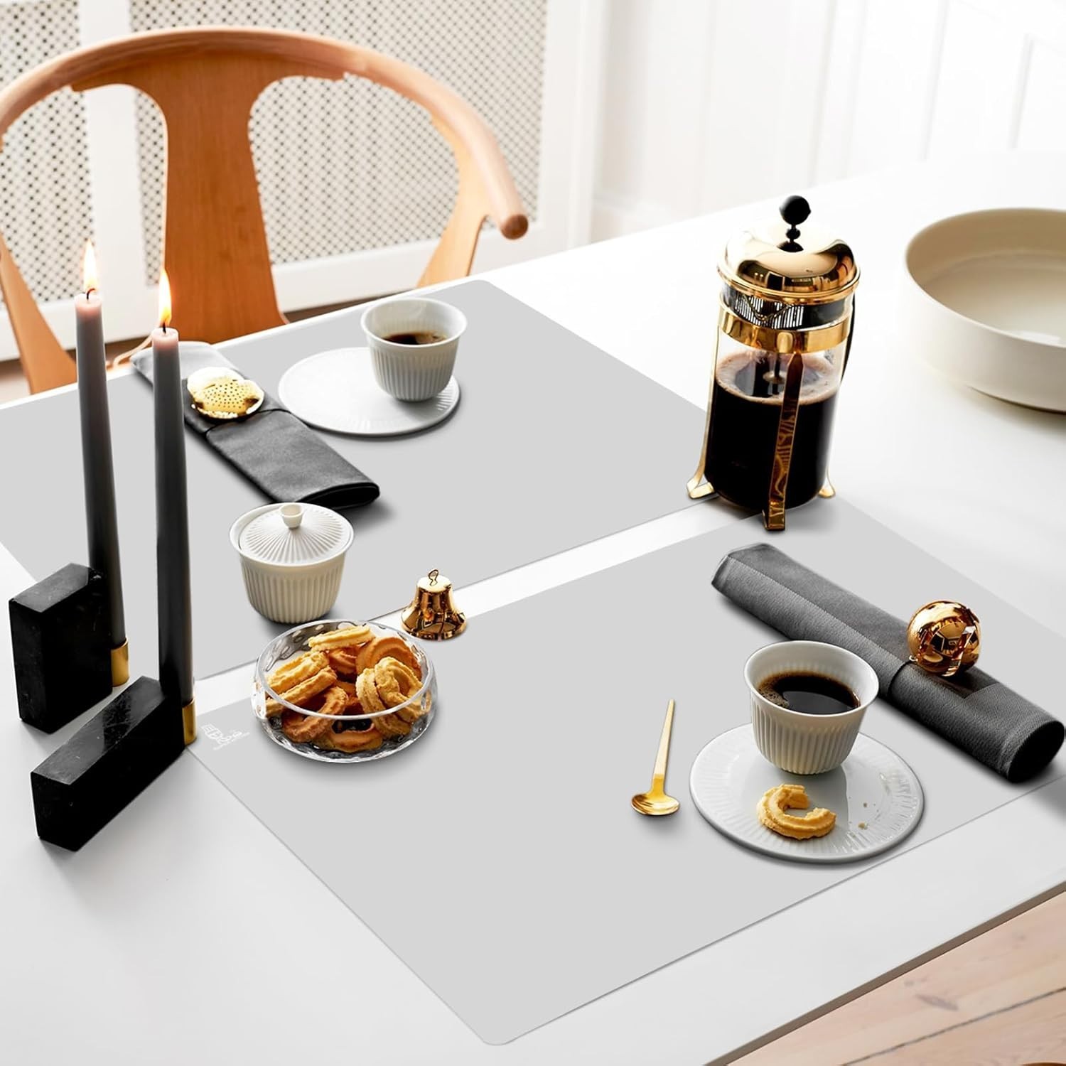 Tapis de cuisson en silicone 60x40 cm Super Kitchen antidérapant pour pâtisserie - 4