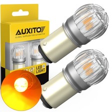 AUXITO Amber/Yellow 1157 BAY15D LED Turn Signal Parking Light Bulbs Super Bright
