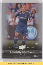 2012 Upper Deck UD All-Time Greats Silver Spectrum 22/35 Landon Donovan READ 2k3