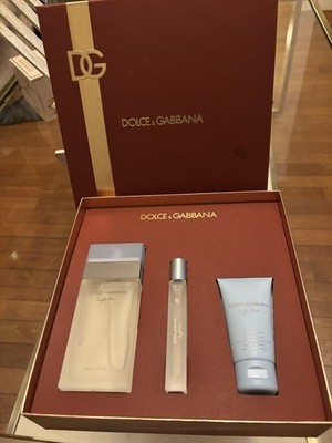 Dolce&Gabbana Light Blue Men's Gift Set Spray 3.4 fl oz New with Box