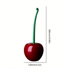 Creative Cherry Shape Toilet Brush with Holder Toilet Cleaning Brush Set Decorat