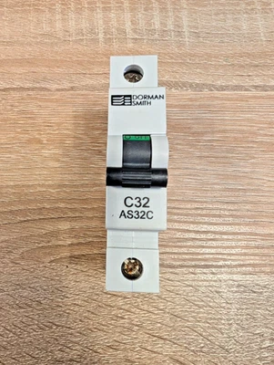 DORMAN SMITH AS32C 32 AMP C CURVE 10kA MCB CIRCUIT BREAKER AS32C