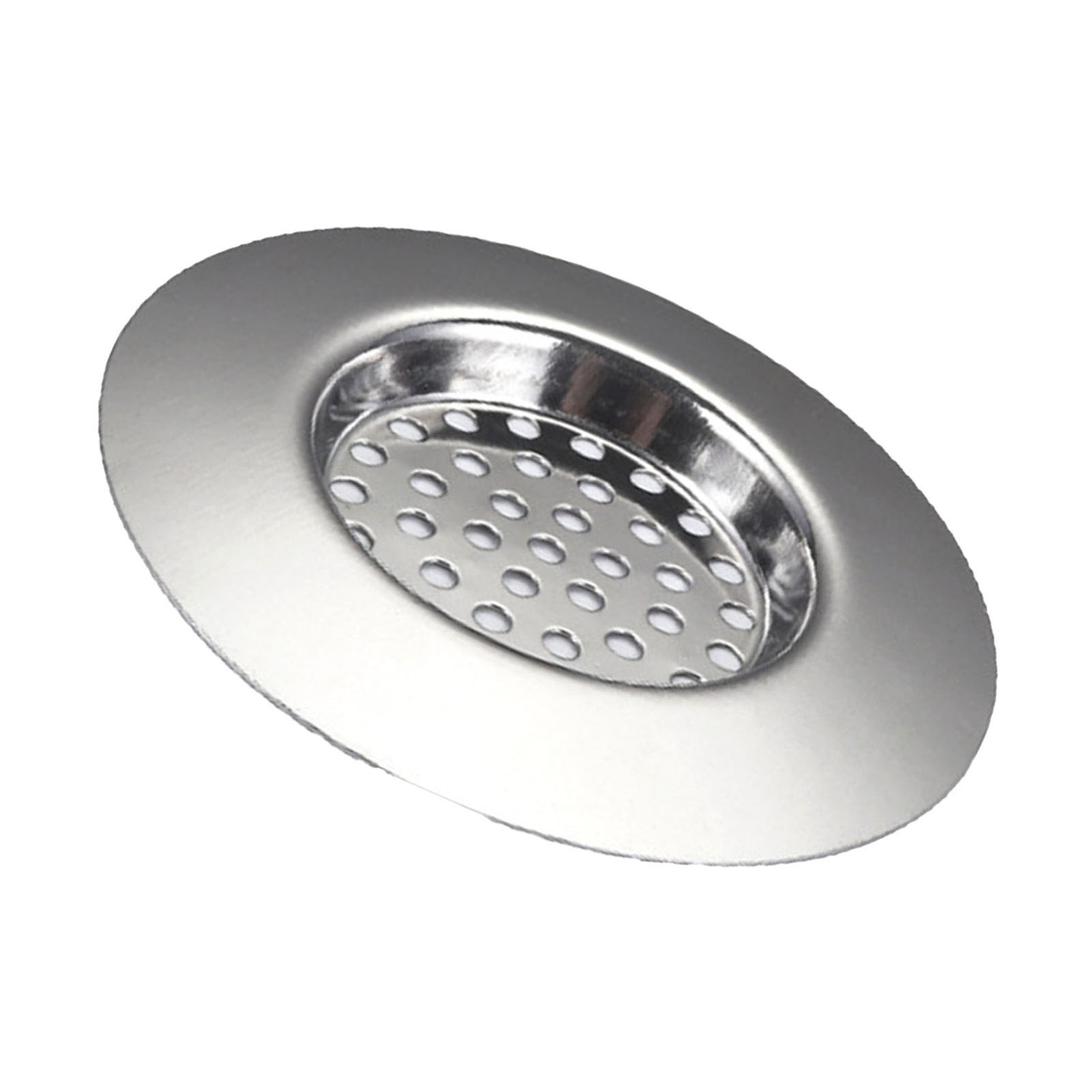 Sink Strainer Stainless Steel Sink Drain Strainer Hair Catcher Basket For