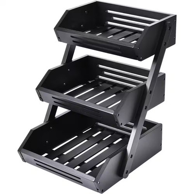3-Tier Fruit Basket, Fruit Stand Storage Holder, Bread Storage and Home Kitchen
