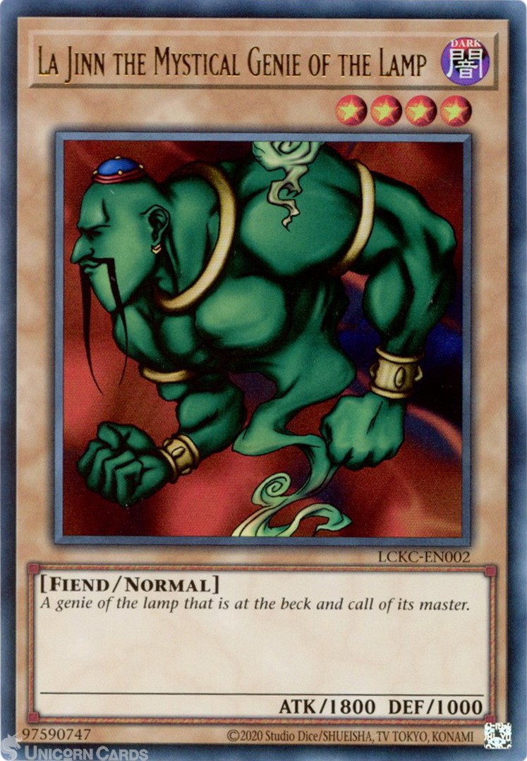LCKC-EN002 La Jinn the Mystical Genie of the Lamp : Ultra Rare UNL Edition Mint
