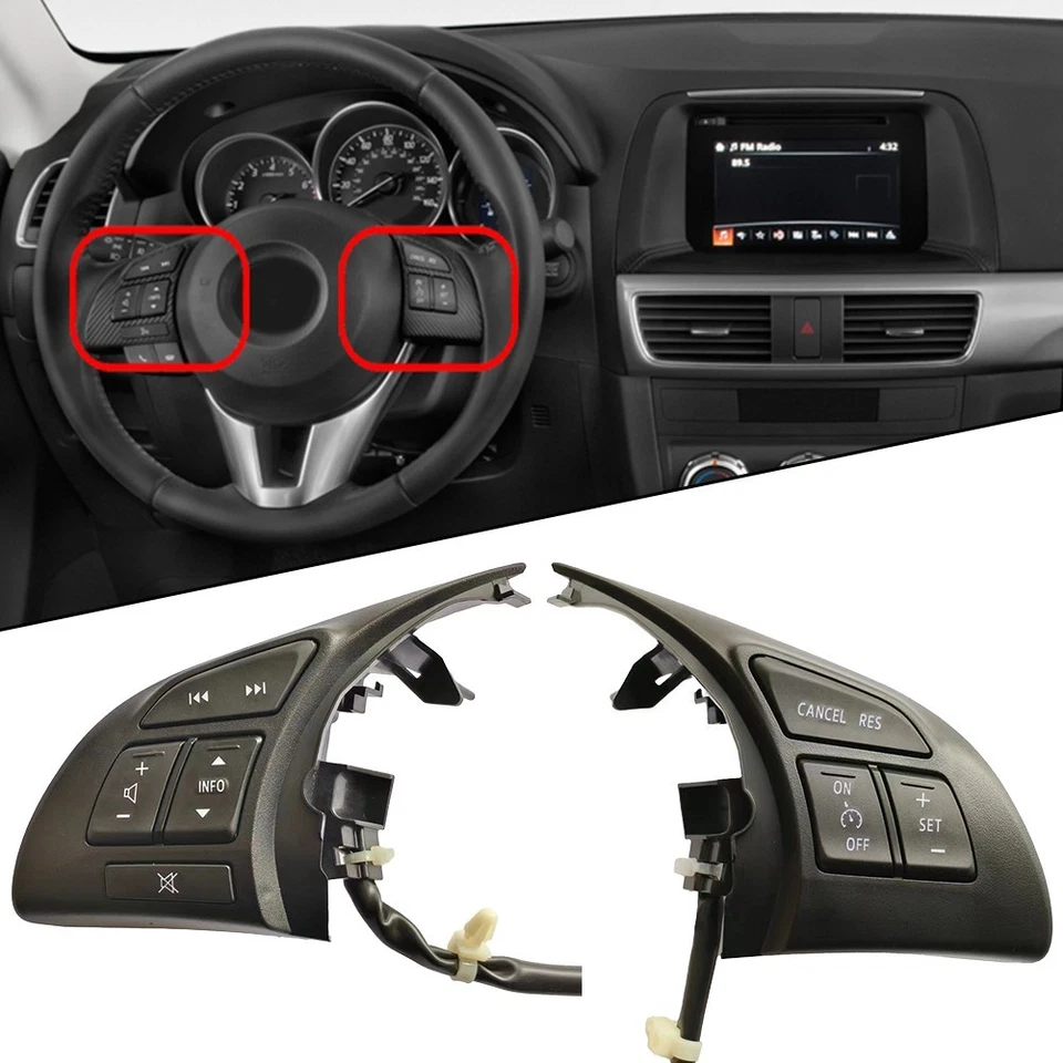 For Mazda 3 and CX Series Steering Wheel Radio Control Button Switch Option - Image 4 of 4