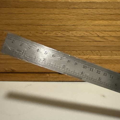 Xacto Precision 12" Stainless Steel Ruler 1/87, 1/48, 1/32 Scale & MM MOC