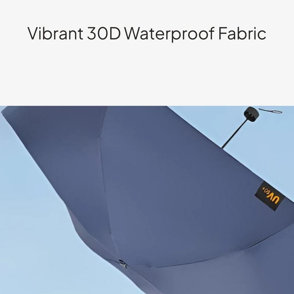 Ultra Mini Paraguas UV de 5 Pliegues, Portátil Sol y Lluvia Foto 3 de 4