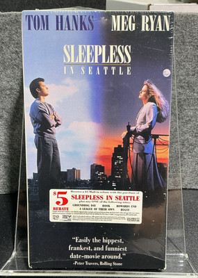 Columbia TriStar Sleepless in Seattle VHS Comedy Romance CC PG NTSC 1993
