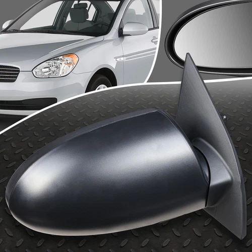 FOR 06-09 HYUNDAI ACCENT OE STYLE MANUAL PASSENGER RIGHT SIDE VIEW DOOR MIRROR