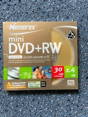 Memorex mini DVD+RW für Camcorder/PC OVP rewritable