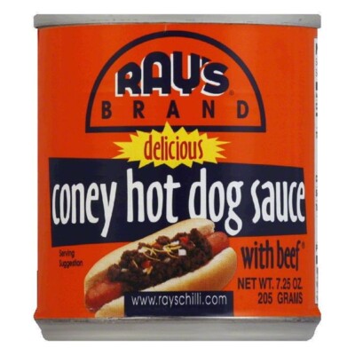 Ray's Brand Chilli Coney Hot Dog Sauce