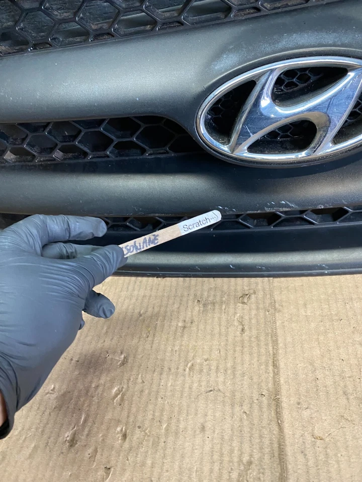 Parrilla superior delantera Hyundai Santa Fe 2007 a 2009 OEM n5691 DG Foto 4 de 4