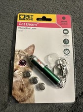 Pet Zone Interactive Cat Laser Beam With batteries And Keychain Include. NEW
